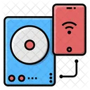 Wireless Charger Wireless Hard Disk Connection Icon