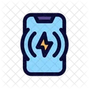 Wireless Charging Battery Icon