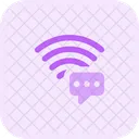 Wireless Chat  Icon
