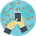 Wireless Communication Network Icon