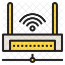 Wireless Connection Network Database Icon