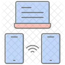 Wireless Connection Lineal Color Icon Icon