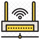 Wireless Connection Network Database Icon