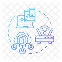 Wlan Wireless Connection Cloud Computing Icon