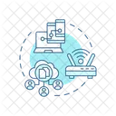 Wlan Wireless Connection Cloud Computing Icon