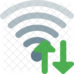 Wireless Data Transfer  Icon