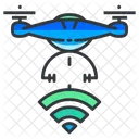 Wireless Drone Connection Icon