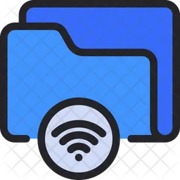 Wireless Folder  Icon