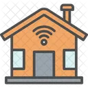 Wireless House Wifi Home Smart Icon