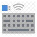 Wireless Keyboard Input Hardware Icon