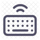 Wireless Keyboard Device Screen Icon