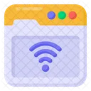 Wireless Network Internet Webpage Website Symbol