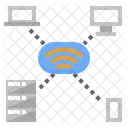Wireless Network Wireless Technology Connected Devices Internet Connection Icon