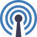 Wireless Network Antenna Satellite Icon