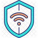 Wireless Network Safety Icon