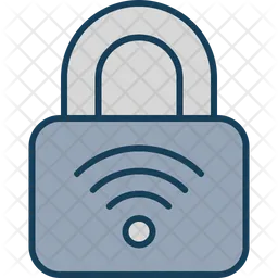 Wireless padlock  Icon
