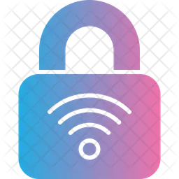 Wireless Padlock  Icon