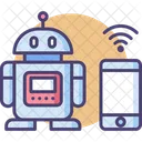 Wireless Robot Mobile Control Robot Machine Symbol