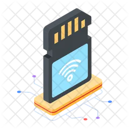 Wireless Sd  Icon