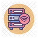 Wifi And Server Icon