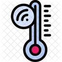 Wireless Temperature Temperature Thermometer Icon