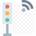Wireless Traffic Signal  Icon