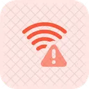 Wireless Warning Alert  Icon