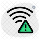 Wireless Warning Alert Icon