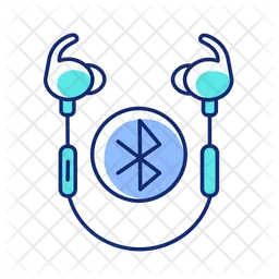 Wireless workout headphones  Icon