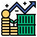 Wirtschaftliche Bedingungen Wirtschaft Handel Symbol