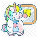 Einhorn Pferd Magie Icon