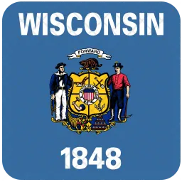 Wisconsin Flag Icon