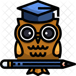 Wisdom Icon - Download in Colored Outline Style