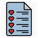 Wish List Heart Favorite Icon