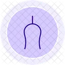 Wishbone Line Icon Icon