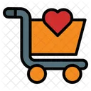 Wishlist Cart Online Icon