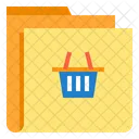 Basket Shopping Folder Icon