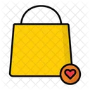 Wishlist shopping bag  Icon