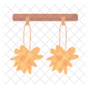 Wisps hanging on rack  Icon
