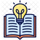 Wissen Innovation Offenes Buch Icon