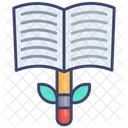 Wissen Wachstum Buch Icon