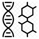 Wissenschaft Molekul Chromosom Symbol