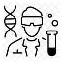 Chemieingenieur Chemiker Wissenschaftler Symbol