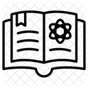 Wissenschaftsbuch Experiment Atom Symbol