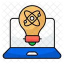 Wissenschaftliche Idee Innovation Brillante Idee Symbol