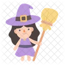 Witch Woman Costume Icon