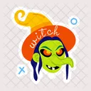 Witch Witch Head Witch Face Icon