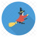 Witch Scary Mop Icon