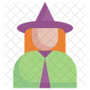Witch Halloween Magic Icon
