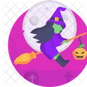 Halloween Witch Scary Icon